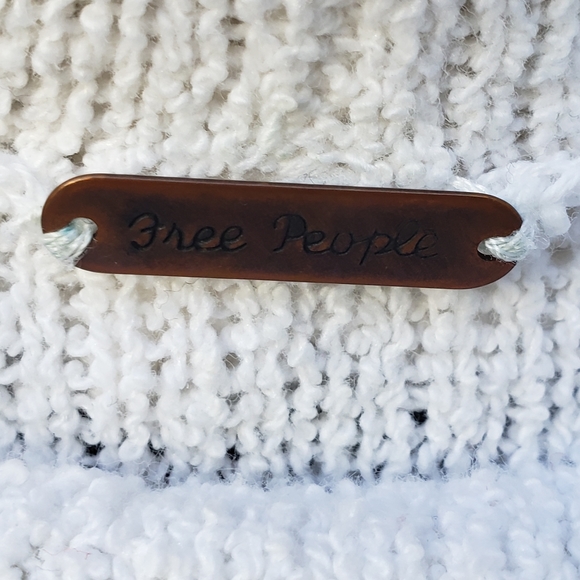 Free People Ivory Slouchy Cowl Pullover Sweater - Picture 11 of 16